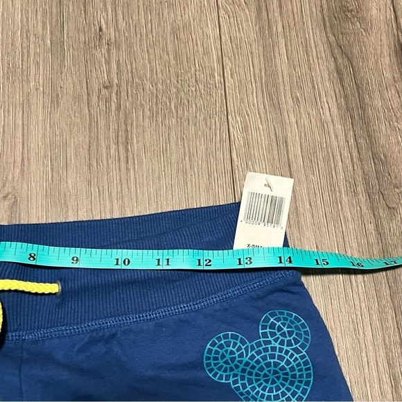 New Disney Womens Blue Jogger Sweatpants Happy to Be… Size XS - Picture 4 of 7